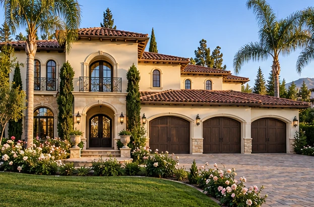 Arroyo Villa — Front exterior & garden