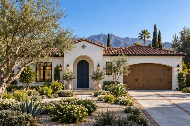 The Citrus House — Front exterior & garden