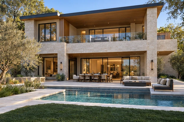 Oak Terrace Residence — Backyard & outdoor living